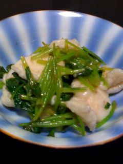簡単☆鶏ささみと三つ葉の梅肉和え-レシピのメイン写真