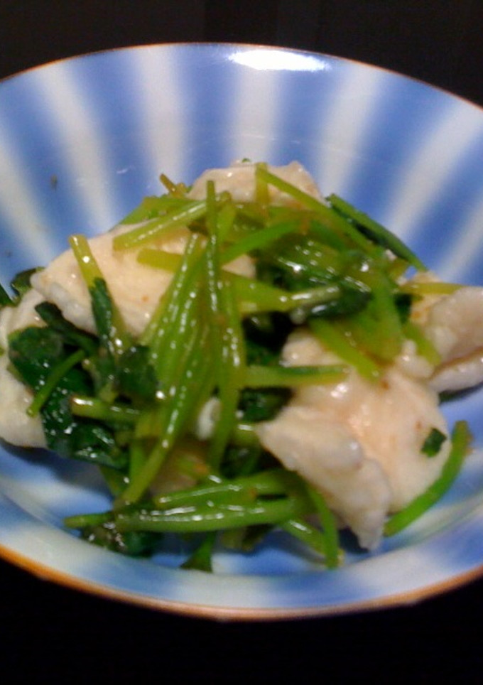 簡単☆鶏ささみと三つ葉の梅肉和え-レシピのメイン写真