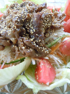 焼き肉サラダ-レシピのメイン写真