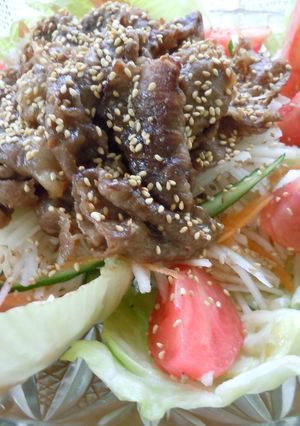 焼き肉サラダ-レシピのメイン写真