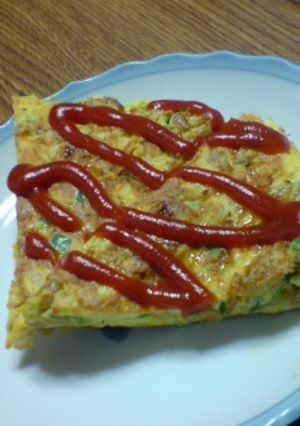 納豆で簡単!スペインオムレツ風-レシピのメイン写真
