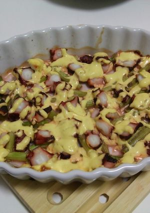 たことミニアスパラのオーブン焼き-レシピのメイン写真