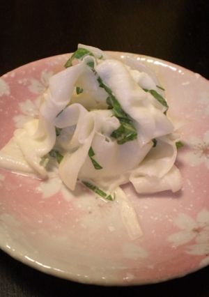 あと１品に 大根の大葉サラダ-レシピのメイン写真