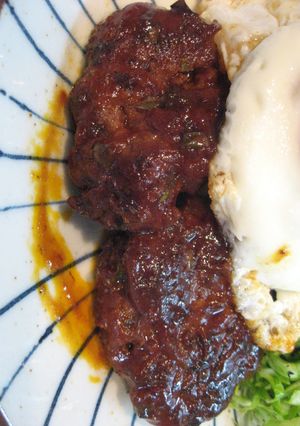 春キャベツのハンバーグ-レシピのメイン写真