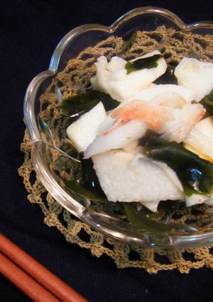 *簡単さっぱり　山芋の酢の物*-レシピのメイン写真