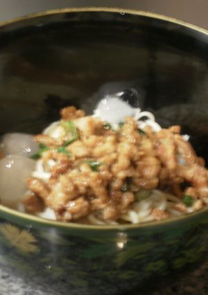 簡単!!肉みそでそうめん!!-レシピのメイン写真