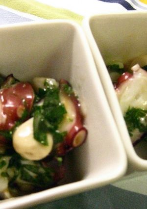 seafood。タコの梅マリネ゜。＊゜-レシピのメイン写真