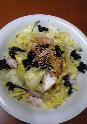 干物ときゃべつの韓国のりあえ-レシピのメイン写真