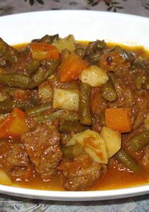 イラン料理　サヤインゲンの煮込みⅡ-レシピのメイン写真