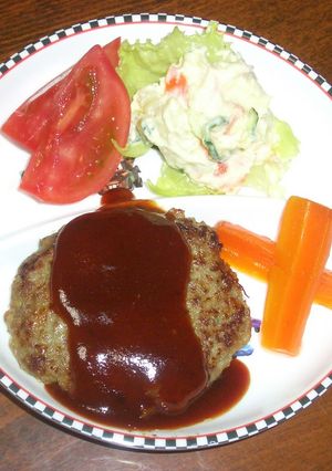 掟破りだらけやわらかハンバーグ(^-^)-レシピのメイン写真