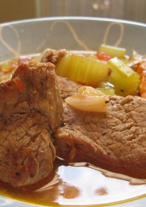 汁まで美味しい♪ポークのトマト煮込み-レシピのメイン写真