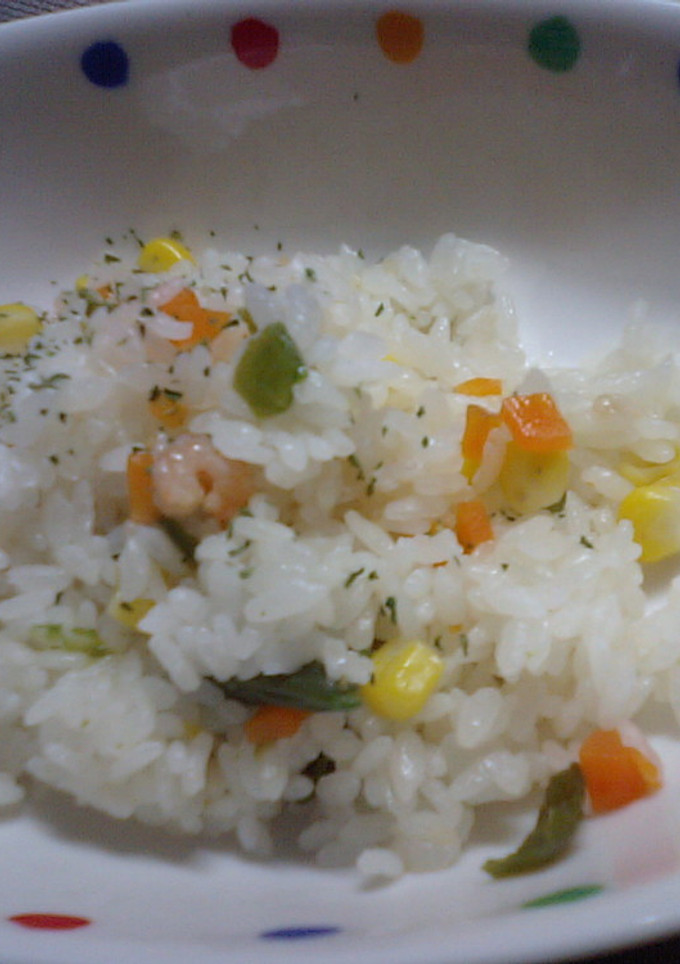 炊飯器で簡単エビピラフ-レシピのメイン写真