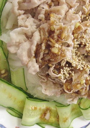 豚しゃぶの中華冷菜風　～カンタン雲白肉～-レシピのメイン写真