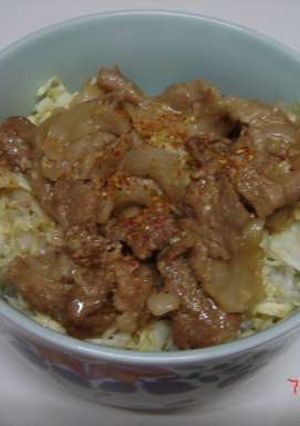 すぐできる！！豚マヨ照り丼♪-レシピのメイン写真