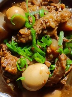 母の日♪父の日♪圧力鍋で牛すじのどて煮♪-レシピのメイン写真