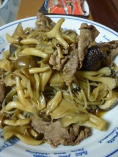 きのこの簡単甘辛煮(すき焼き風)-レシピのメイン写真