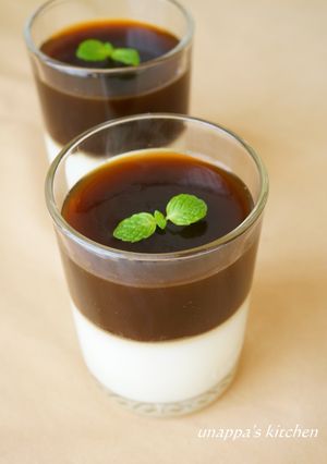 2層を楽しむ♪ミルク&コーヒーゼリー-レシピのメイン写真