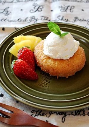 サバラン風ドーナッツアイスパフェ-レシピのメイン写真
