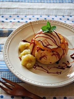 キャラメルプリンアイスシュー-レシピのメイン写真