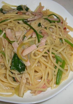 ベーコンとほうれんそうのパスタ-レシピのメイン写真