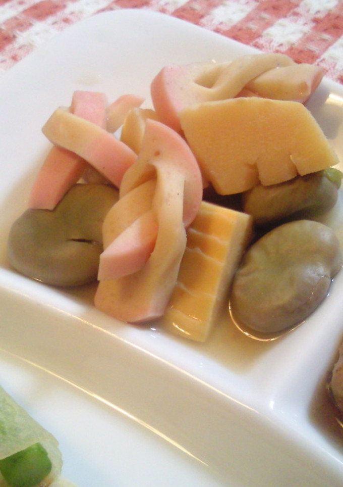 ★淡く上品に筍と空豆と蒲鉾の優しい煮物★-レシピのメイン写真