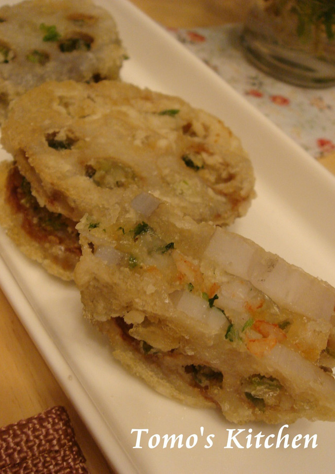 サクッとれんこん挟み揚げ☆-レシピのメイン写真