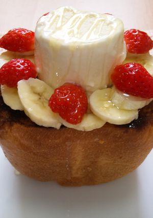 食パンまるごとアイスonハニートースト-レシピのメイン写真