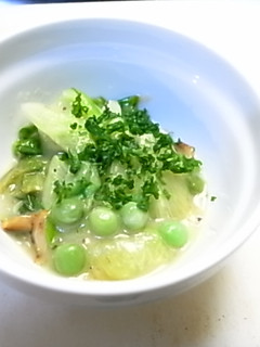 レタスの緑一色煮-レシピのメイン写真