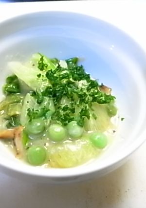 レタスの緑一色煮-レシピのメイン写真