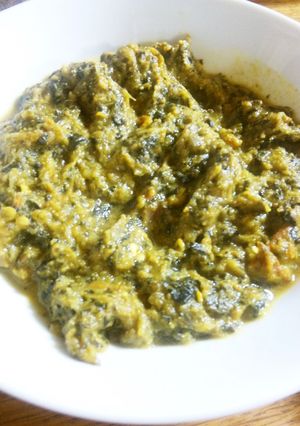 ベジタリアンほうれん草カレー-レシピのメイン写真