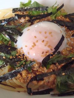 納豆パスタ-レシピのメイン写真