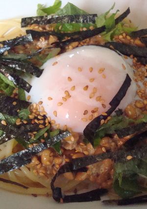 納豆パスタ-レシピのメイン写真