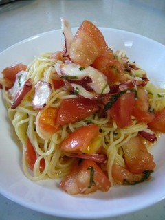 トマトと蛸の冷製パスタ-レシピのメイン写真