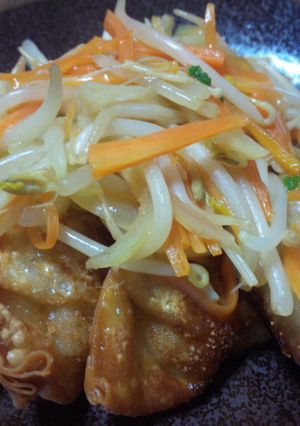 揚げ餃子の野菜あんかけ-レシピのメイン写真