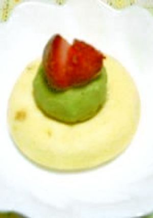 ♥グリーンティーアイスon焼きドーナツ♥-レシピのメイン写真