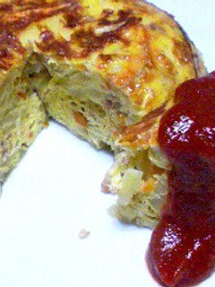 簡単♪炊飯器でスペイン風オムレツ♡-レシピのメイン写真
