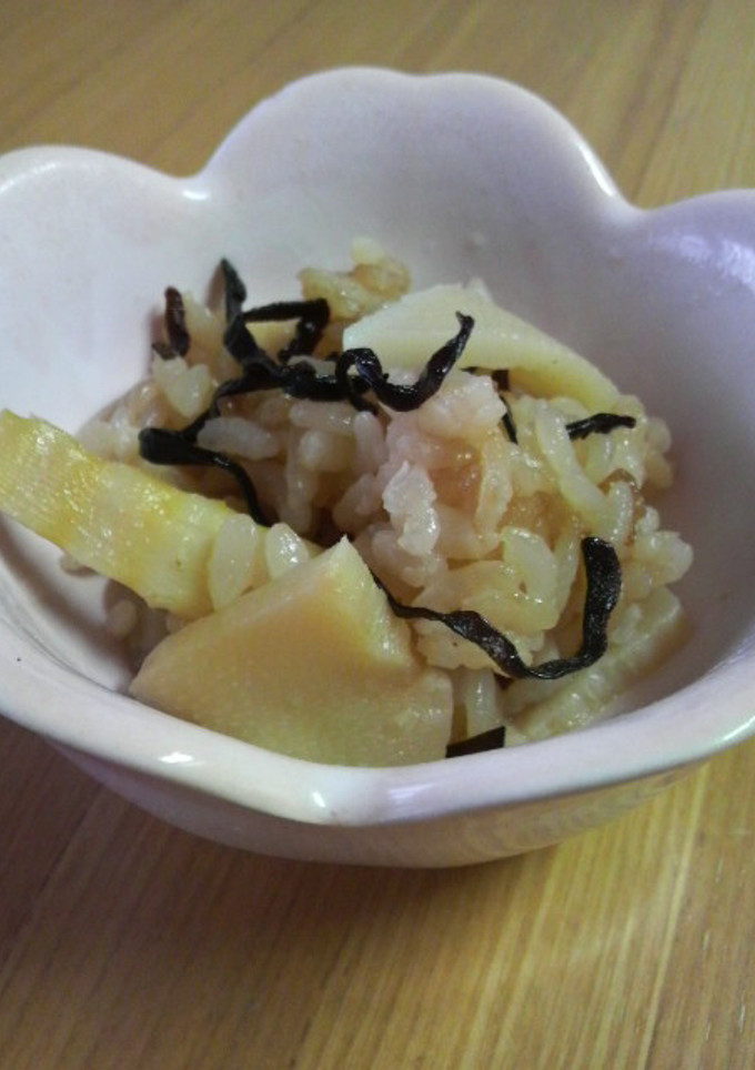 油揚げ不要☆たけのこ炊き込みご飯-レシピのメイン写真
