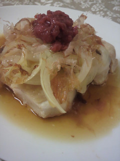鶏胸肉の酒蒸し 梅ポン酢がけ-レシピのメイン写真