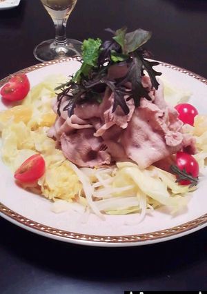 手間いらず❤簡単❤豚しゃぶサラダ-レシピのメイン写真