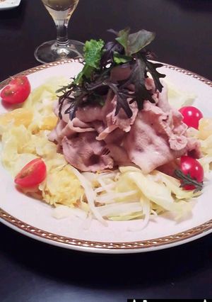 手間いらず❤簡単❤豚しゃぶサラダ-レシピのメイン写真