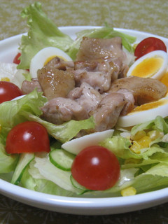 鶏と卵♪の親子サラダ-レシピのメイン写真