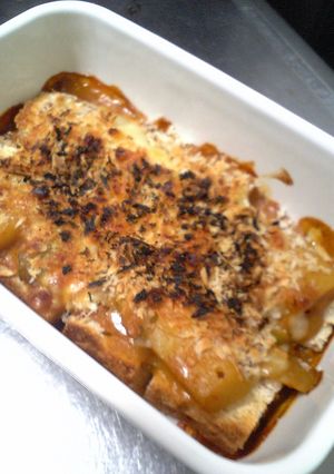 パンで焼きカレー-レシピのメイン写真