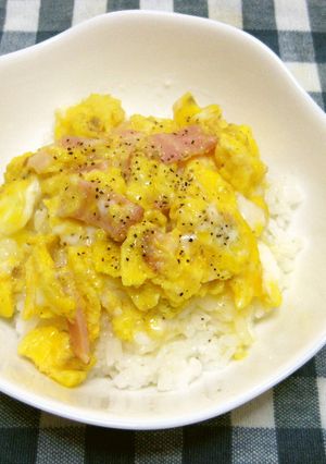 レンジで簡単☆ふわふわ卵丼-レシピのメイン写真
