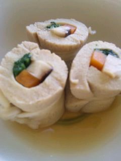 高野豆腐の野菜巻き煮-レシピのメイン写真