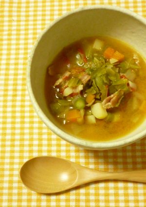 たっぷり野菜のコンソメスープジュレ♬-レシピのメイン写真