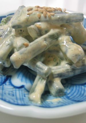 ゆず胡椒が決め手♪わらびのマヨ和え-レシピのメイン写真