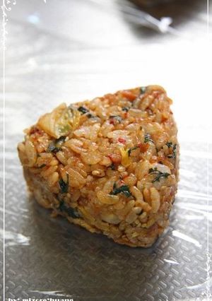 BBQの野菜不足に★キムチ大葉のおにぎり-レシピのメイン写真