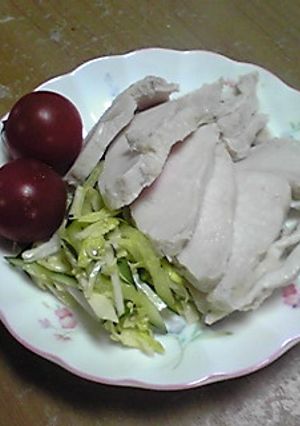 我が家の鶏ハム☆ガーリック風味-レシピのメイン写真