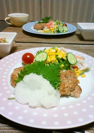 ふわふわ☆豆腐ハンバーグ-レシピのメイン写真