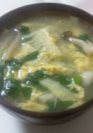 残り野菜de中華スープ♪-レシピのメイン写真